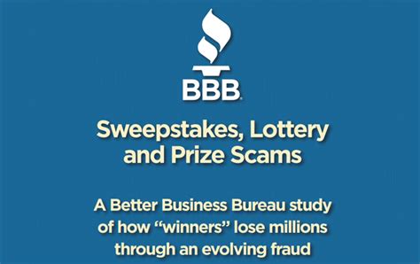 sweepstakes audit bureau|BBB Study: Sweepstakes, Lottery, and Prize Scams.